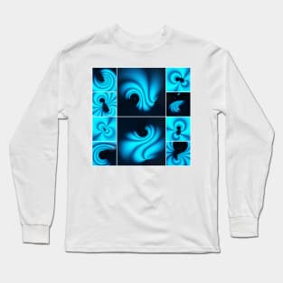 VORTEX - SHADES of BLUE Long Sleeve T-Shirt